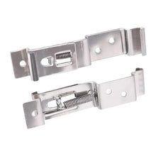 Load image into Gallery viewer, 2 PCS Stainless Steel Car License Plate Holder Spring Loaded Bracket Clips