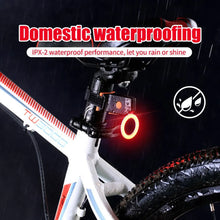 Load image into Gallery viewer, USB Rechargeable Bicycle Taillight LED Bike Rear Light Multi Modes Flashing MTB Safety