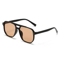 Load image into Gallery viewer, Punk Square Frame Sunglasses Anti-UV Beach Eye Protection Black Shades Glasses Travel Accessories Retro Sunglasses for women men
