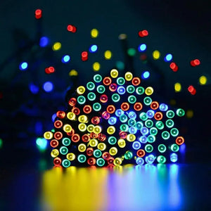 7m 50 LED Solar String Lights - Waterproof 8 Modes Fairy Lights for Garden & Party Decor