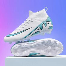 Load image into Gallery viewer, New Men Soccer Shoes Indoor Cleats Football Boots Match Long Spikes Sneakers Breathable Ultralight Training Drop Shipping