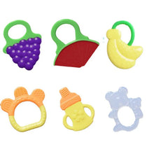 Load image into Gallery viewer, 3PCS Silicone Baby Teething Toys - Safe Teethers for Infants and Toddlers - Soothes Gums