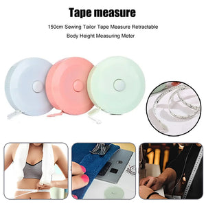 3-Pack Soft Tape Measures! 1.5M, Double Scale, Body & Sewing