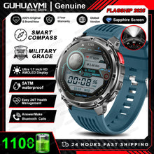 Load image into Gallery viewer, New T-REX3 Ultra 1100mAh Battery SmartWatch 10ATM Waterproof GPS Compass Flashlight 1.7" AMOLED HD Call Sports Smart Watch Men