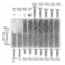Load image into Gallery viewer, Glasses Repair Screw Set - 18 Specification Accessories Kit &amp; Box