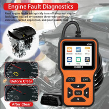 Load image into Gallery viewer, Car OBD2 Scanner Diagnostic Tool Code Reader, Car Voltage Tester Engine Fault Code Scanner, Charging Tester Diagnostic Tool V500