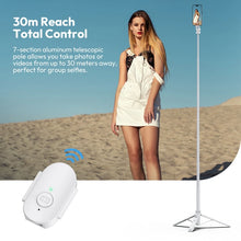 Load image into Gallery viewer, Ulanzi TT88 1.44M Overhead Selfie Stick Phone Tripod with Magnetic Clamp Wireless Remote Extension Tripod for LiveStreaming Vlog