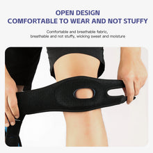 Load image into Gallery viewer, 1PC Pressurized Knee Wrap Sleeve Support Bandage Pad Elastic Braces Knee Hole Kneepad Safety Basketball Tennis Cycling