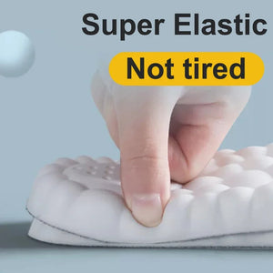 High Elasticity Latex Sport Insoles | Soft Shoe Pads with Arch Support & Shock Absorption