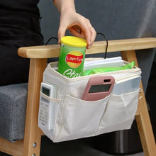 Load image into Gallery viewer, Cute Dorm Storage: Bedside Organizer, Pockets, Canvas