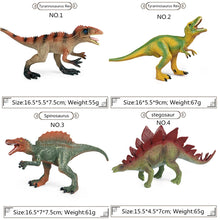 Load image into Gallery viewer, High Quality PVC Jurassic Dinosaur Action Figures – T-Rex &amp; Brachiosaurus Toy Model for Kids