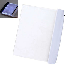 Load image into Gallery viewer, LED Flat Panel Book Reading Light Battery powered Eye Protection Lamp Adjustable Portable Bookmark Study Desk Reading Lamp