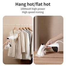 Load image into Gallery viewer, 1800W Handheld Steam Hanging Iron Touch Screen Control 15 Seconds Fast Preheat 320ml Portable Home Small Fabric Clothes Steamer