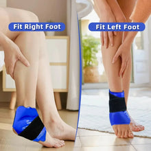 Load image into Gallery viewer, Therapy Reusable Gel Cold Pack Ankle Brace Ice Pack Wrap For Injuires Hot Cold Ankle Support For Pain Relief Sprains