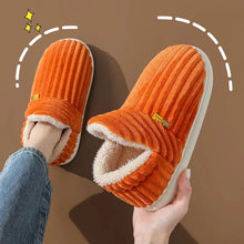 Load image into Gallery viewer, Evshine Soft Sole Slippers For Women Winter Fashion Women Fur Slippers Fuzzy Plush Men Slippers Warm Furry Women Cotton Shoes