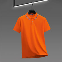 Load image into Gallery viewer, 2025 New Men's Casual Solid Color Short Sleeved Polo Shirt Summer Fashionable and Comfortable Versatile Top