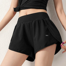 Load image into Gallery viewer, Sports Shorts for Women Anti-exposure Fitness Loose High-waist Yoga Pants Slimming Jogging Pants Outside Casual Pants Summer