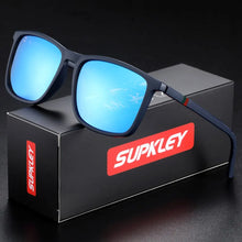 Load image into Gallery viewer, SUPKLEY Sports Sunglasses for Men Polarized Comfortable Wear Square Sun Glasses Male Light Weight Eyewear Accessory with Origina
