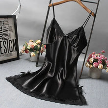 Load image into Gallery viewer, Sexy Lace Patchwork Camisola Lingerie Nighty Wedding Dress Sleep Wear Nightdress Clothes Women's Nightgowns Sexy Nightwear