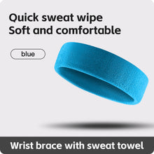 Load image into Gallery viewer, 1 PC Towel cloth Headband Sweat Bandage Sport Head Hair Band Workout Tennis Fitness Jog Basketball Running Sweatband Women Men