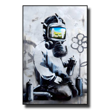 Load image into Gallery viewer, Banksy Street Graffiti Decorative Canvas Painting Art Poster Abstract Figure Mural Room Wall Decoration Prints