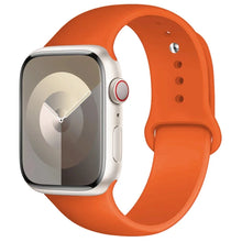Load image into Gallery viewer, Silicone Band For Apple Watch strap 44mm 45mm 40mm 41mm 42-38mm 45 mm sport bracelet iwatch series 8 7 6 5 4 3 SE 9 Ultra 2 49mm