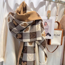 Load image into Gallery viewer, Luxury Winter Cashmere Scarf Women New Design Warm Pashmina Long Tassel Scarves Female Print Shawl Thick Foulard Bufanda
