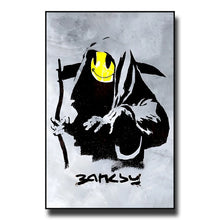 Load image into Gallery viewer, Banksy Street Graffiti Decorative Canvas Painting Art Poster Abstract Figure Mural Room Wall Decoration Prints