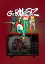 Load image into Gallery viewer, Virtual Anime Rock Band Gorillaz Poster Modern Music Album Cover Canvas Painting Wall Art for Club Living Room Home Decor Mural