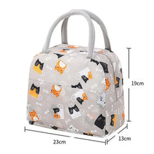 Load image into Gallery viewer, Kids Cartoon Lunch Bag - Insulated Thermal Bento Box Tote for School Picnic
