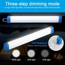 Load image into Gallery viewer, LED Rechargeable Camping Light - Portable Magnetic Tube Bulb