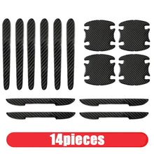 Load image into Gallery viewer, Carbon Fiber Car Stickers Anti Scratch Car Door Handle Protector Automobiles Handle Protection Film Styling Exterior Accessorie