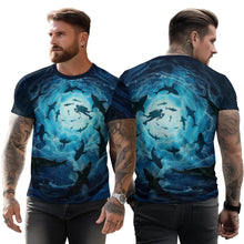 Load image into Gallery viewer, 2024 New 3D Printed Men&#39;s Short Sleeve T-Shirt - Graphic Casual Top &amp; Fashion Tee