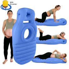 Load image into Gallery viewer, Inflatable Mattress Pregnancy Pillow O-type Yoga Mat Maternity Body Bed Pillow Sleeping Mat Body Bed Pillow Sleep With Air Pump