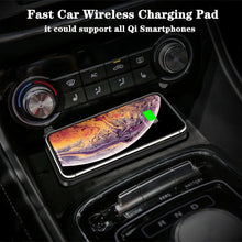 Load image into Gallery viewer, Car Wireless Charger for Iphone 16 15 15 Pro Max 14 13 12 X Samsung S24 S23 Wireless Car Charger Silicone Pad Stand Fast Charger