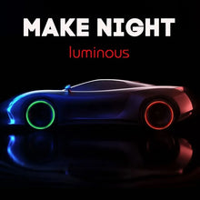 Load image into Gallery viewer, 20PCS Luminous Tire Valve Caps Motorcycle Bike Wheel Nozzle Dustproof Tyre Valve Stem Fluorescent Night Glowing Car Decor