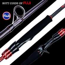 Load image into Gallery viewer, BIUTIFU Traveler Spinning Casting Rod, Fuji Lure, 1.8-3.0m Carbon Baitcasting, 5-42g