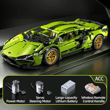 Load image into Gallery viewer, 1280PCS Racing Sport Car Model – Mechanical Speed Supercar Building Blocks Toy for Kids &amp; Adults