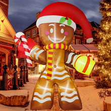 Load image into Gallery viewer, Christmas Inflatable Decoration Toy Built-in LED Lights Inflatable Model Ornament Xmas Party New Year Garden Indoor Outdoor Deco