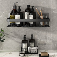 Load image into Gallery viewer, Aluminum Bathroom Shelf - No Drill Shower Rack &amp; Kitchen Organizer