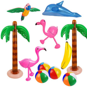 Inflatable Flamingo Toy - Pool Float for Kids, Garden Decor & Party Supplies