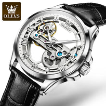 Load image into Gallery viewer, OLEVS 6661 Top of the line Original Skeleton Men's Automatic Mechanical Watch Waterproof and Luminous Men's Watch Reloj Hombre