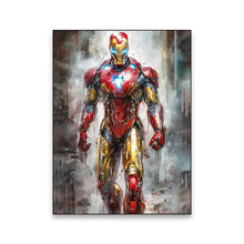 Load image into Gallery viewer, Marvel Movie Art Poster Spider Man Iron Man Deadpool Canvas Painting Classic Anime Character Mural Home Wall Decoration Gift
