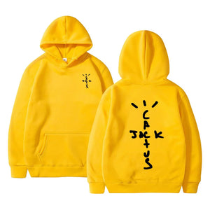 2024 Hip Hop Cactus Jack Hoodie Booty Print Funny Women's Men's Casual Pullover