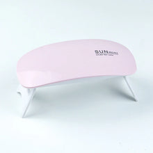 Load image into Gallery viewer, Desk Drying Nail Lamp Tool Nail Drying Lamp Machine Portable Mini Usb 6W 3LED UV Manicure Lamp Nail USB Home Use Nail Lamp Light