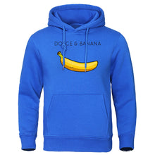 Load image into Gallery viewer, Dolce &amp; Banana Men&#39;s Hoodie Funny Print Casual Warm Fleece Streetwear Sweatshirt