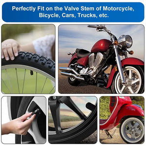10pcs Universal Car Tire Valve Caps Tyre Rim Stem Covers Dust Proof Decorative Motorcycle Bicycle