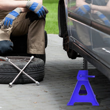 Load image into Gallery viewer, Axle Stands 3 Ton Jack Stands 11.4-17inch Adjustable Height Heavy Duty Steel for Car Van Truck Garage Workshop Tools,Set of 2