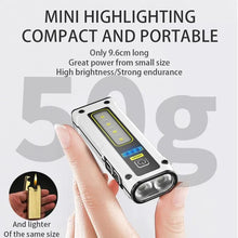 Load image into Gallery viewer, Super Bright LED Work Lamp Magnet SOS Alarm Keychain Power Bank Waterproof Flashlight