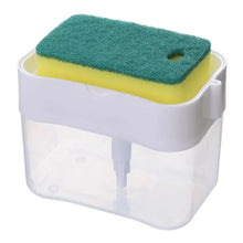 Load image into Gallery viewer, Automatic Kitchen Sink Cleaning Brush Scrubber Soap Dispenser Portable Soap Dish